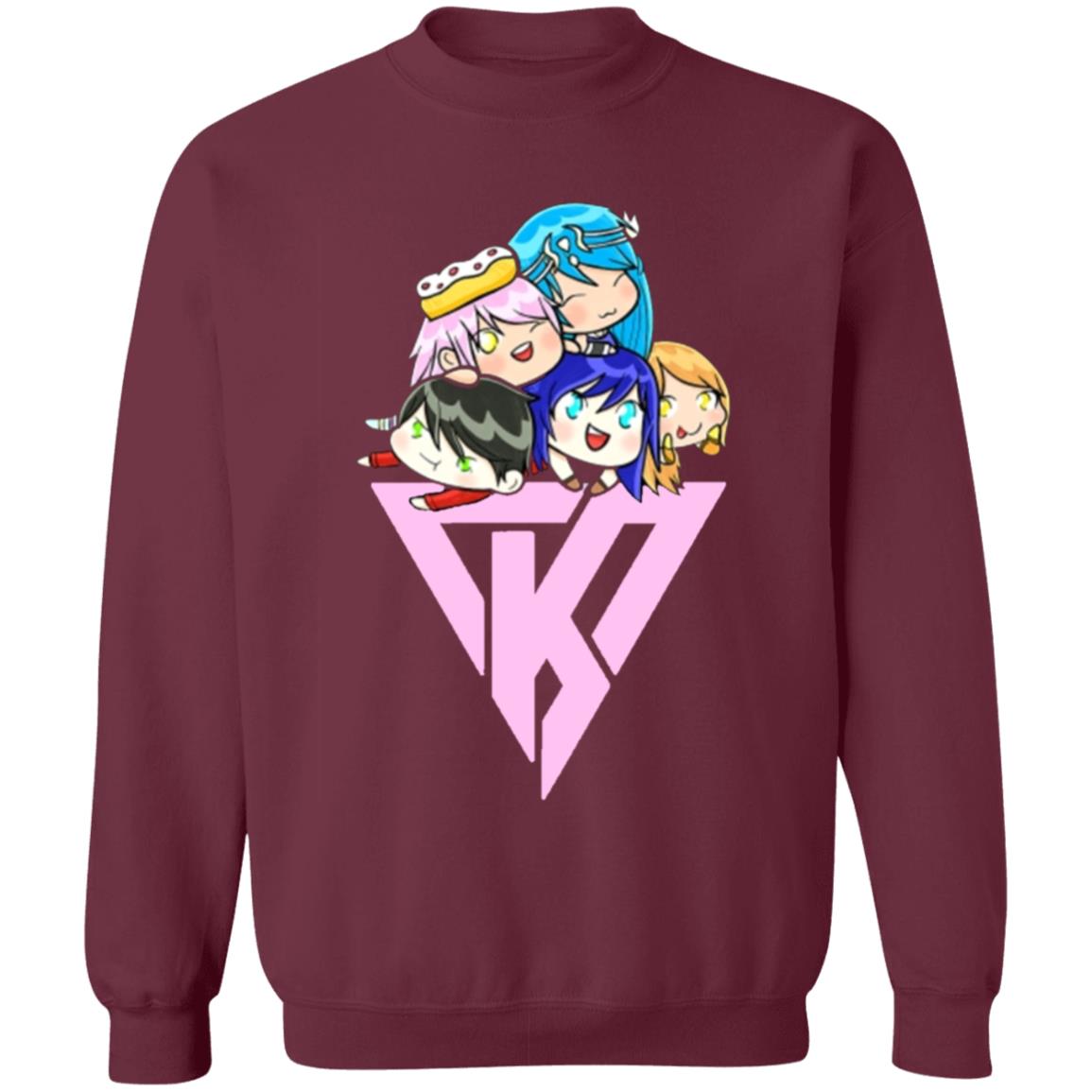 Funneh And The Krew Gacha Life Men Hoodie Black T Shirt - Teechipus