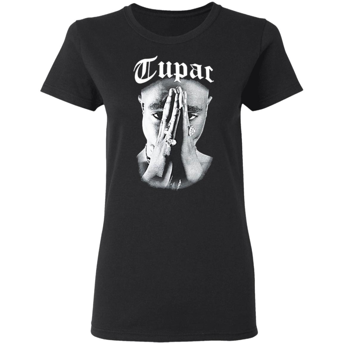 Tupac Shirt. Celebrate one of hip-hop's greatest legends with the Cross Colours x Tupac Praying Hand black t-shirt. Featuring a praying-hands picture of Tupac Shakur with large