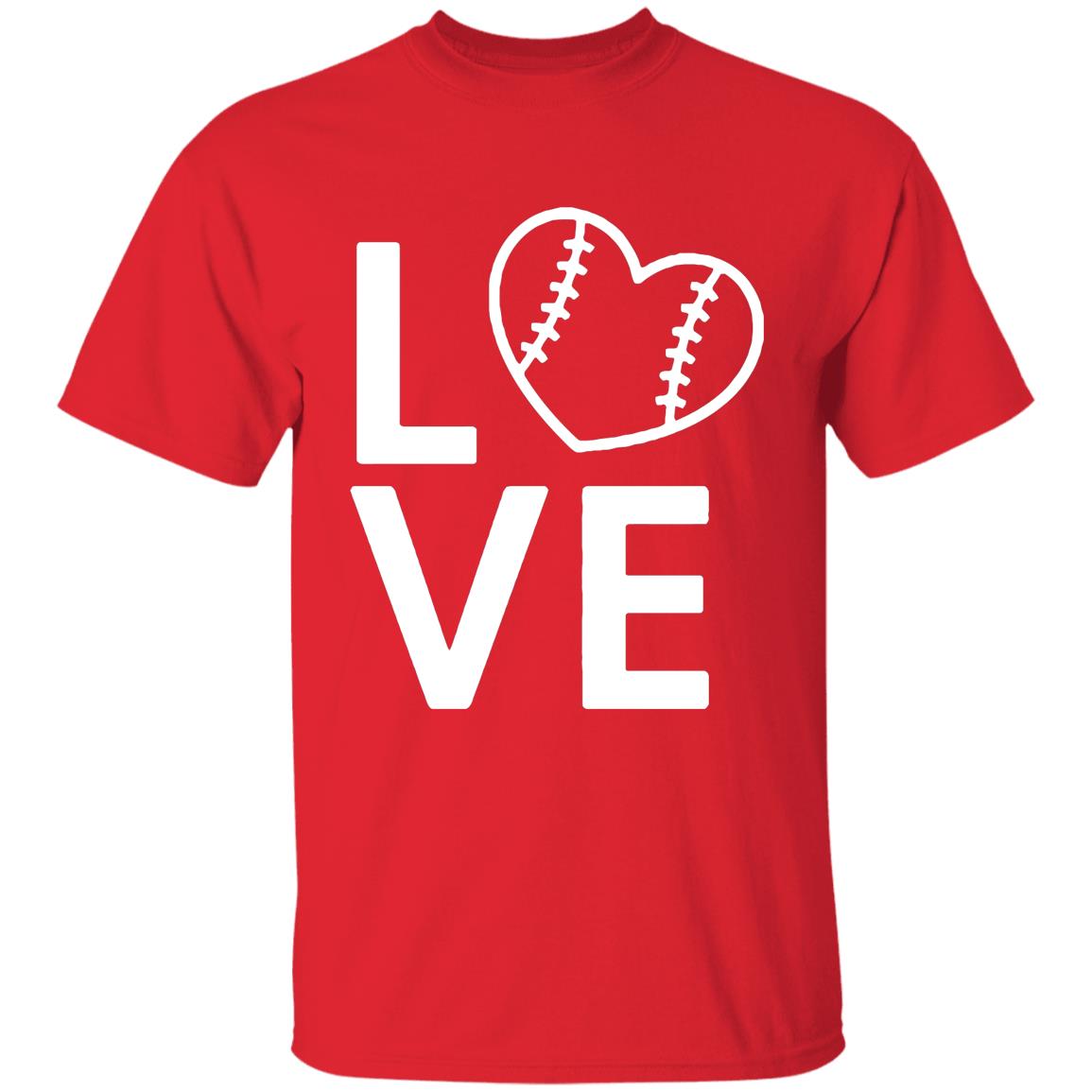Baseball Love T Shirt Hoodie Sweatshirt Plus Size - Teechipus