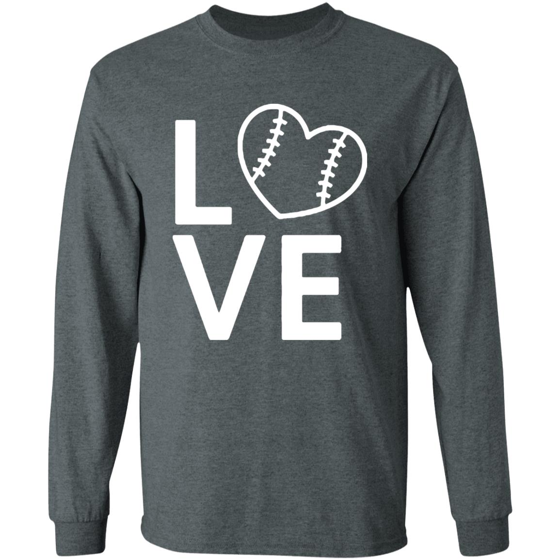 Baseball Love T Shirt Hoodie Sweatshirt Plus Size - Teechipus