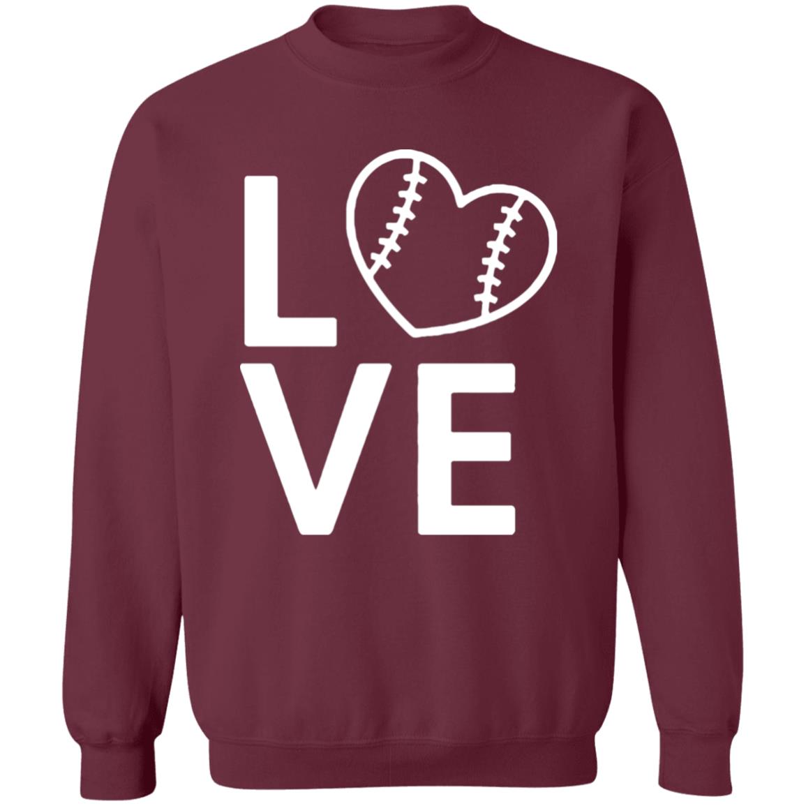 Baseball Love T Shirt Hoodie Sweatshirt Plus Size - Teechipus