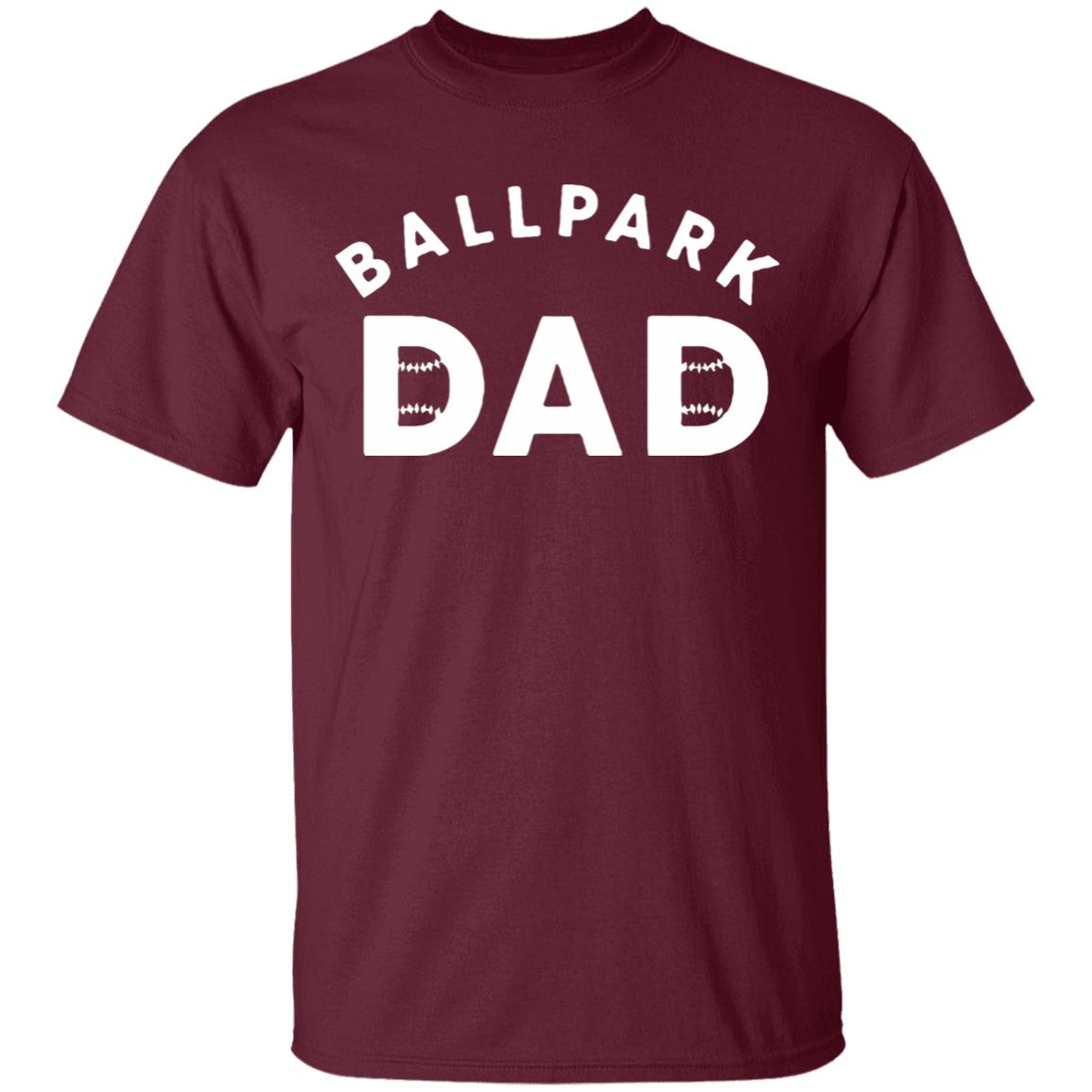 Ballpark Dad T Shirt Black Hoodie Sweatshirt - Teechipus