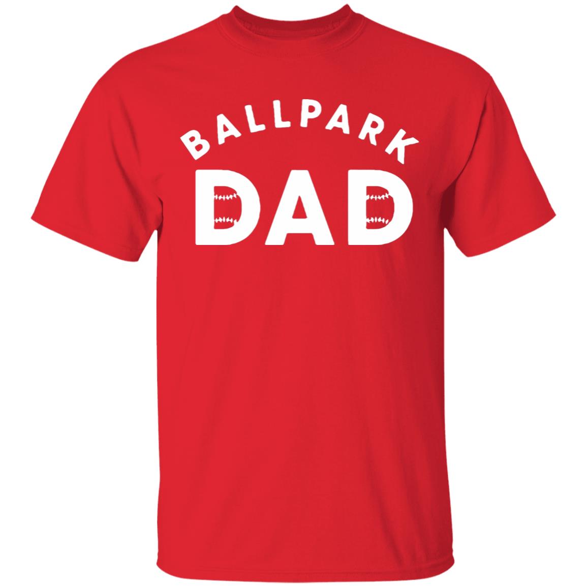 Ballpark Dad T Shirt Black Hoodie Sweatshirt - Teechipus