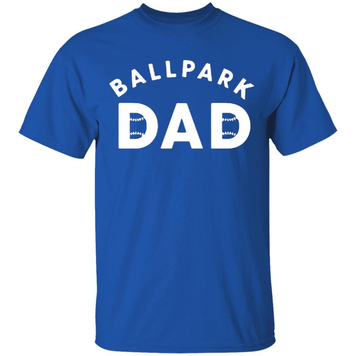 Ballpark Dad T Shirt Black Hoodie Sweatshirt - Teechipus