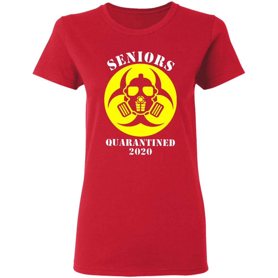 Senior Quarantined Class Of 2020 Graduation T-Shirt - Teechipus