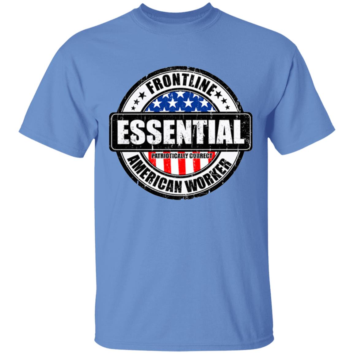 Essential Worker Shirt Gift idea for birthday Valentines Day Father’s Day Halloween Day Thanksgiving or Christmas gifts! Great Valentines Day gift for your boyfriend. Funny and sarcastic sayings and quotes novelty graphic t shirts make a great gift if your dad is the best.White Clothing plus size - Teechipus