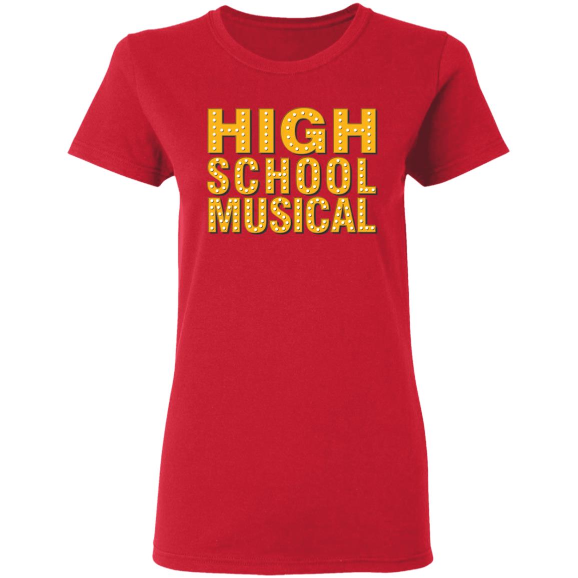 High School Musical T Shirt Red Hoodie Sweatshirt - Teechipus