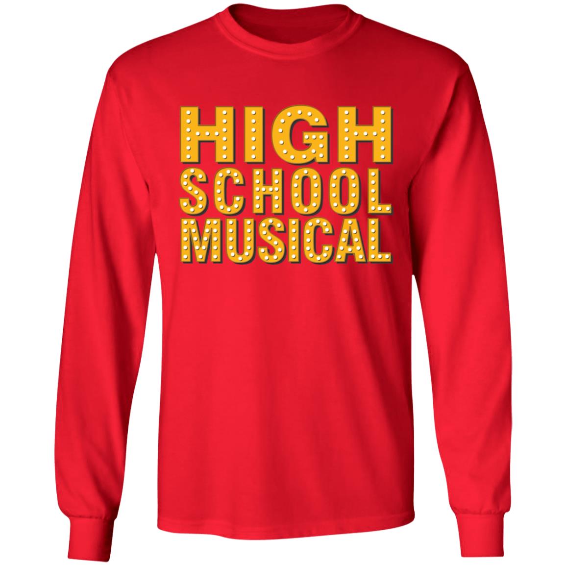 High School Musical T Shirt Red Hoodie Sweatshirt - Teechipus