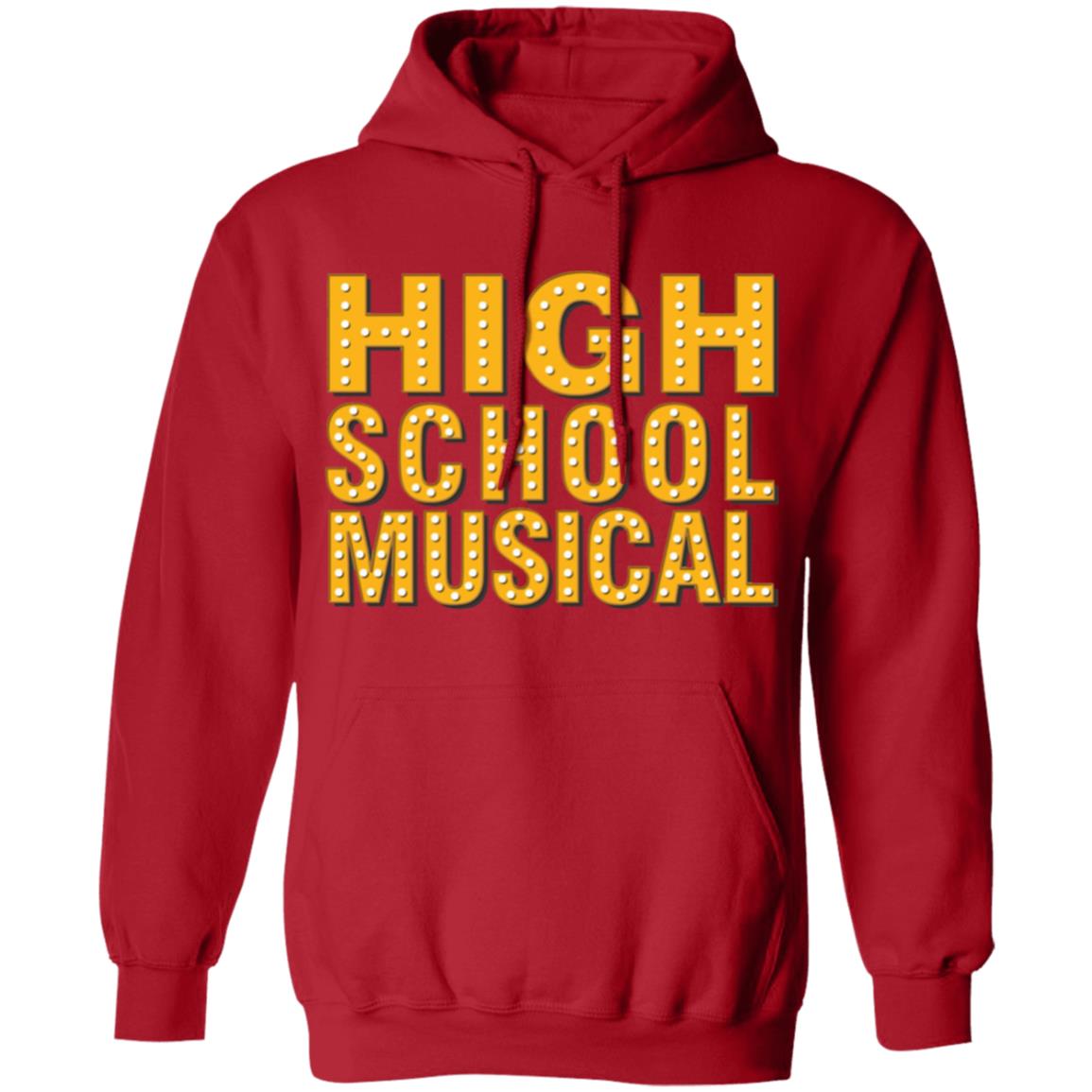 High School Musical T Shirt Red Hoodie Sweatshirt - Teechipus