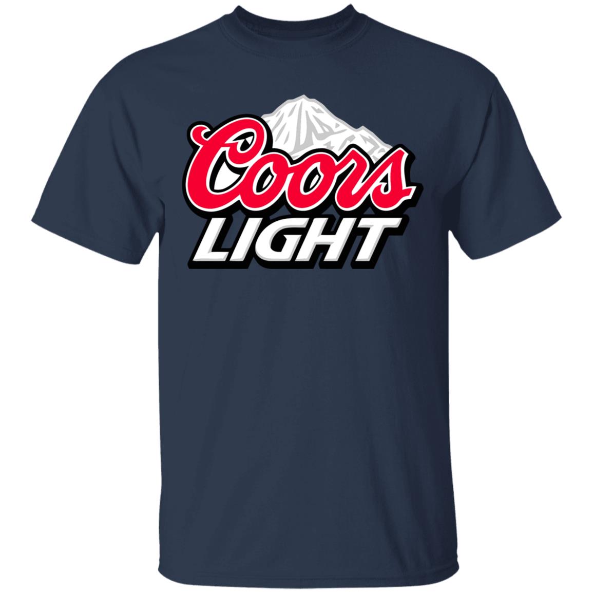 Coors Light Beer Hoodie Navy T Shirt - Teechipus