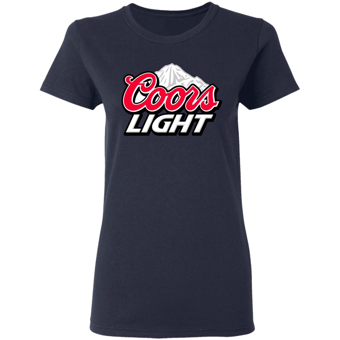 Coors Light Beer Hoodie Navy T Shirt - Teechipus