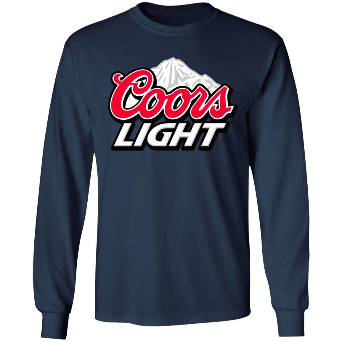 Coors Light Beer Hoodie Navy T Shirt - Teechipus