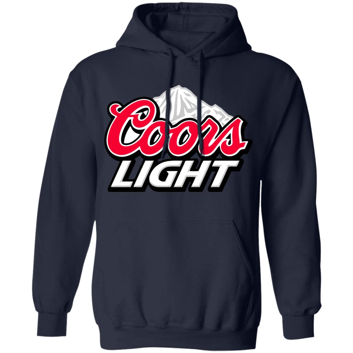 Coors Light Beer Hoodie Navy T Shirt - Teechipus
