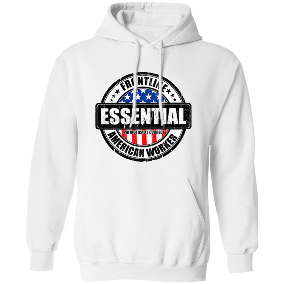 Essential Worker Shirt Gift idea for birthday Valentines Day Father’s Day Halloween Day Thanksgiving or Christmas gifts! Great Valentines Day gift for your boyfriend. Funny and sarcastic sayings and quotes novelty graphic t shirts make a great gift if your dad is the best.White Clothing plus size - Teechipus