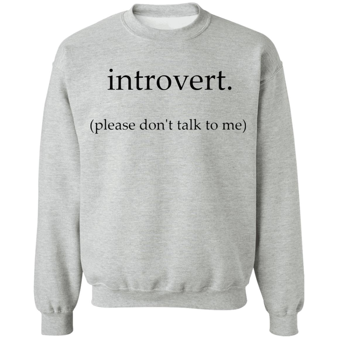 Introvert. Please don't talk to me T Shirt - Teechipus