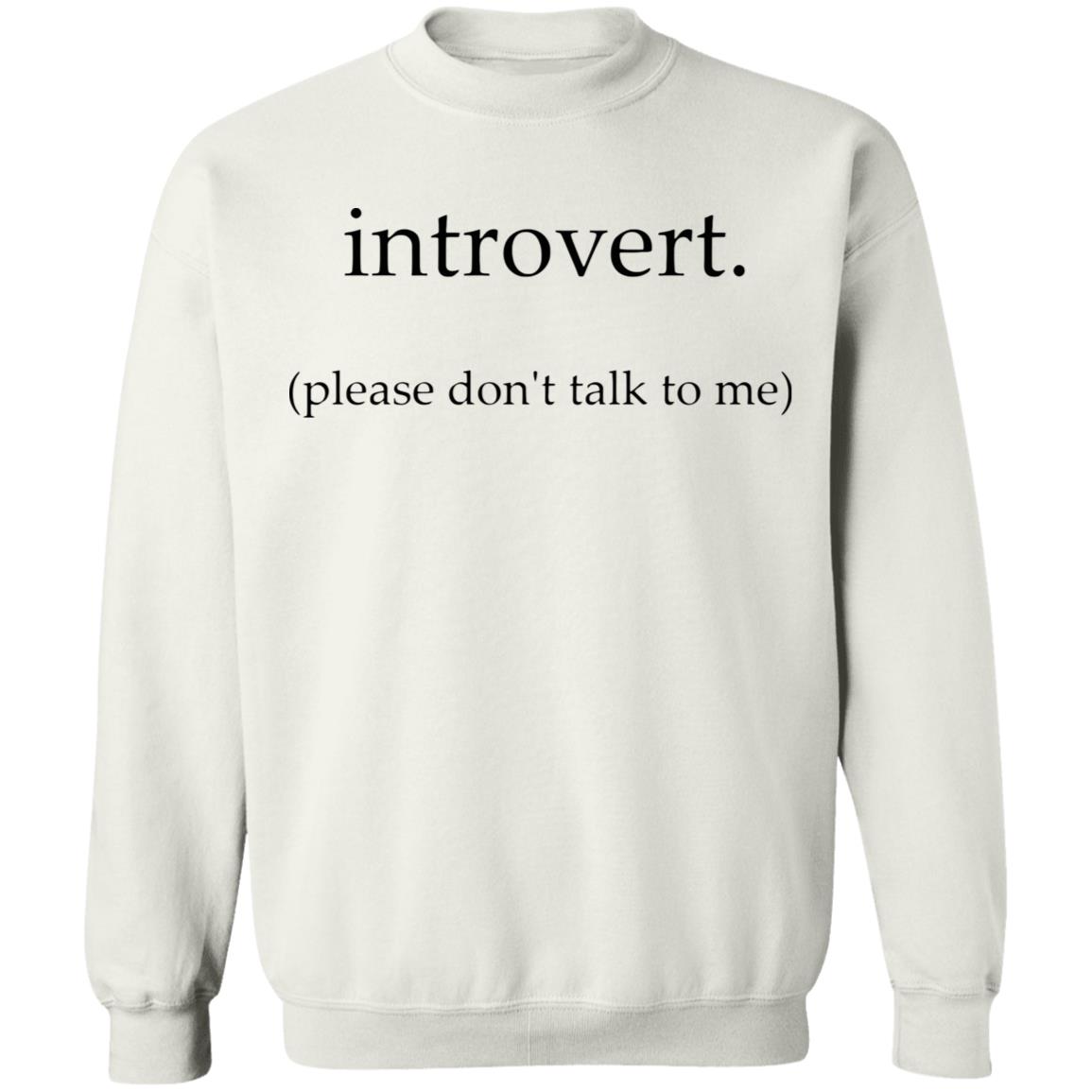 Introvert. Please don't talk to me T Shirt - Teechipus