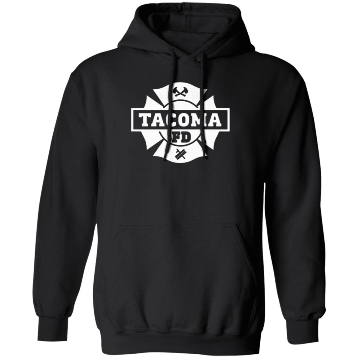 Tacoma FD Logo T Shirt Black Hoodie Sweatshirt - Teechipus