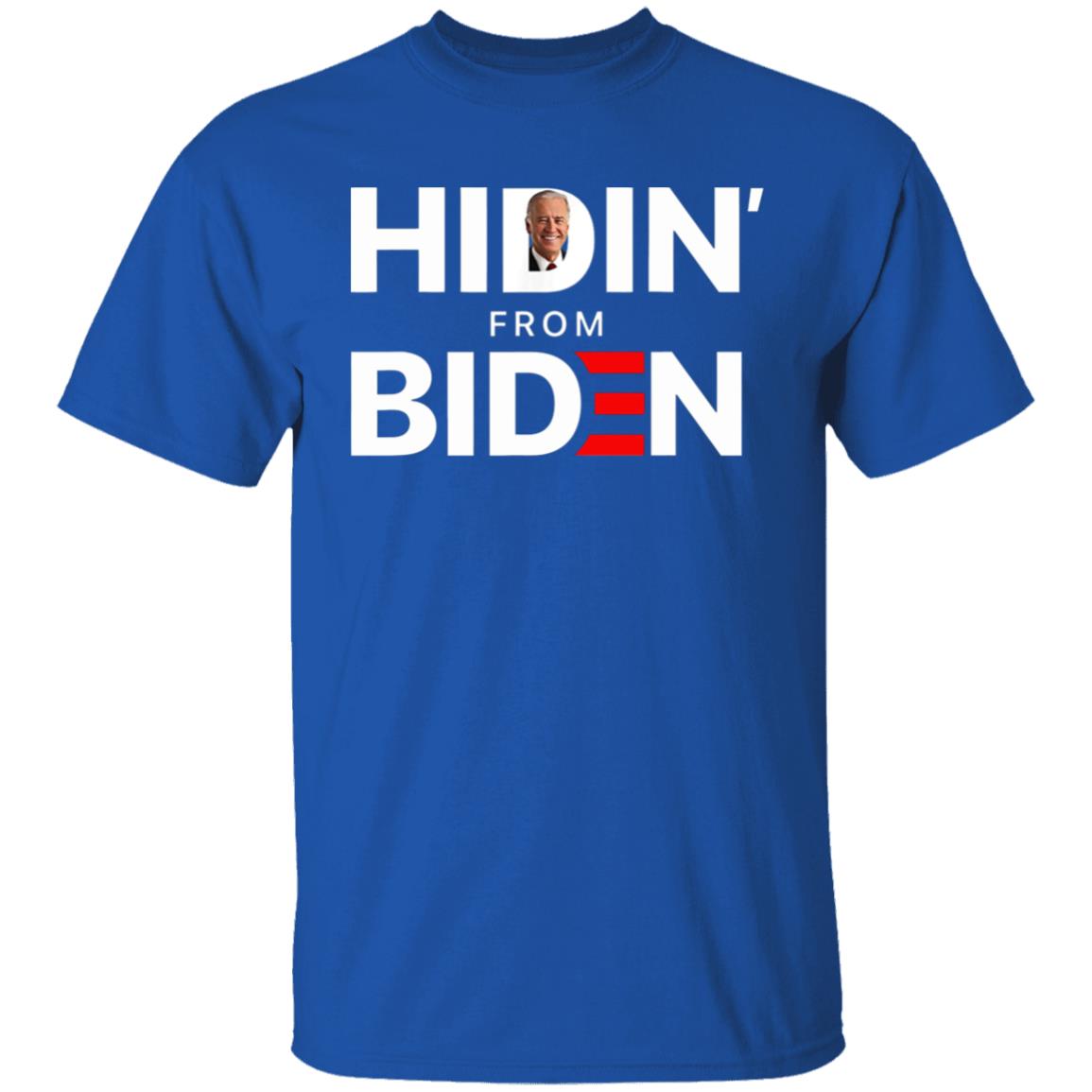 Hiding from Biden for President 2020 Funny Political TShirt - Teechipus