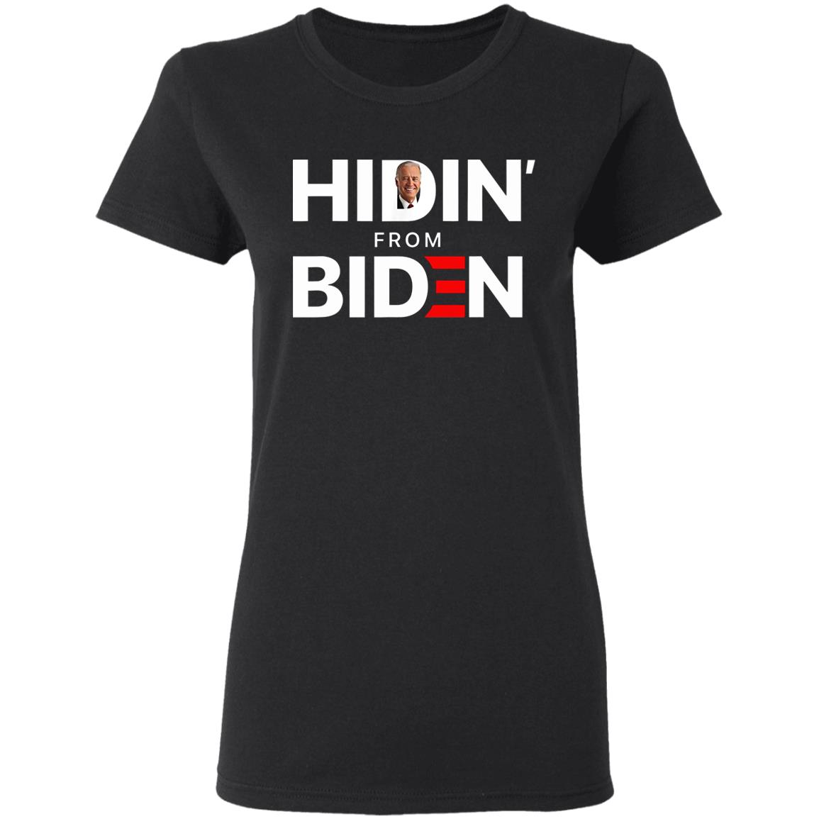 Hiding from Biden for President 2020 Funny Political TShirt - Teechipus