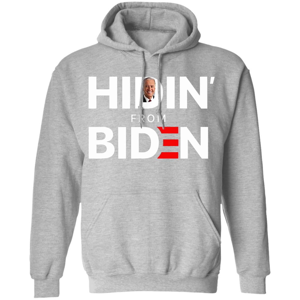 Hiding from Biden for President 2020 Funny Political TShirt - Teechipus