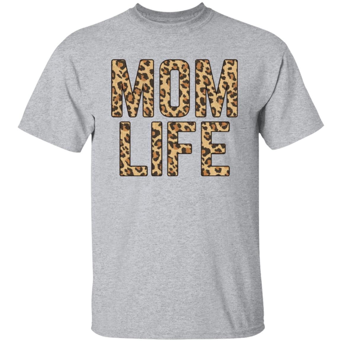 Mom Life Leopard - Fleece Sweatshirt Momlife Shirts Leopard Shirts Mom Life Tshirts New Mom Shirt Boy Mom Shirt Leopard Shirt Cheetah - Teechipus