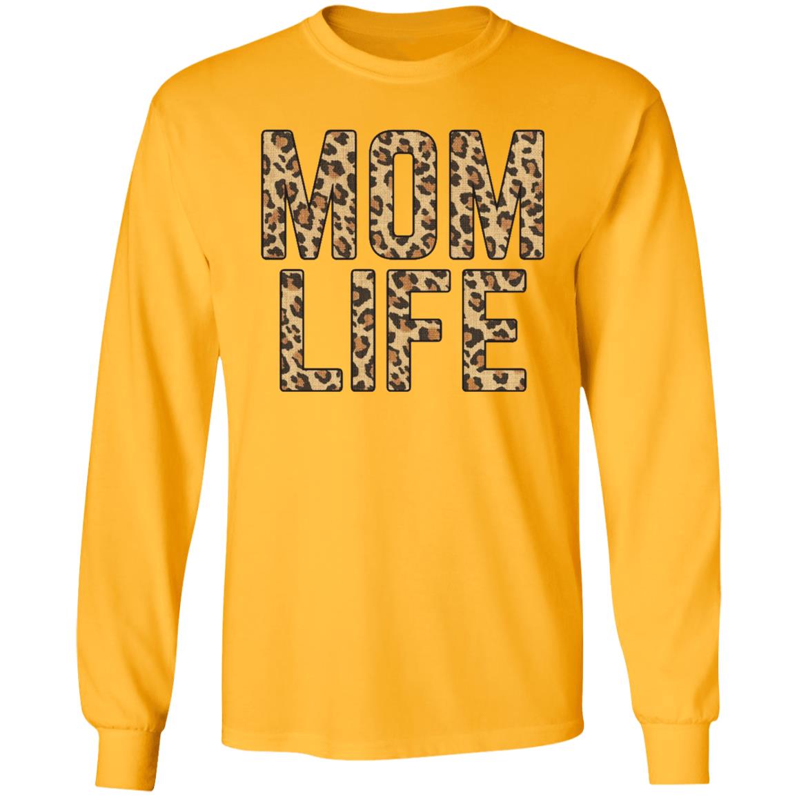 Mom Life Leopard - Fleece Sweatshirt Momlife Shirts Leopard Shirts Mom Life Tshirts New Mom Shirt Boy Mom Shirt Leopard Shirt Cheetah - Teechipus