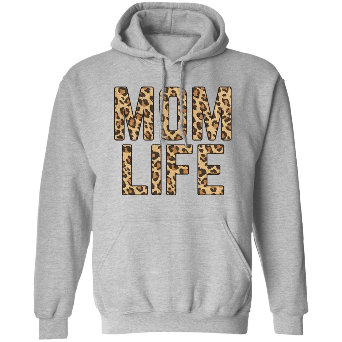 Mom Life Leopard - Fleece Sweatshirt Momlife Shirts Leopard Shirts Mom Life Tshirts New Mom Shirt Boy Mom Shirt Leopard Shirt Cheetah - Teechipus