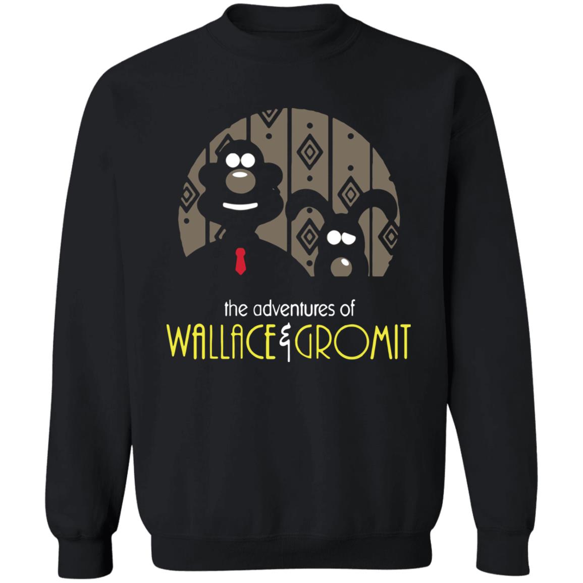 Wallace and Gromit Shirt. A special gift and that suitable for everyone black HoodieSweatshirt Plus Size - Teechipus
