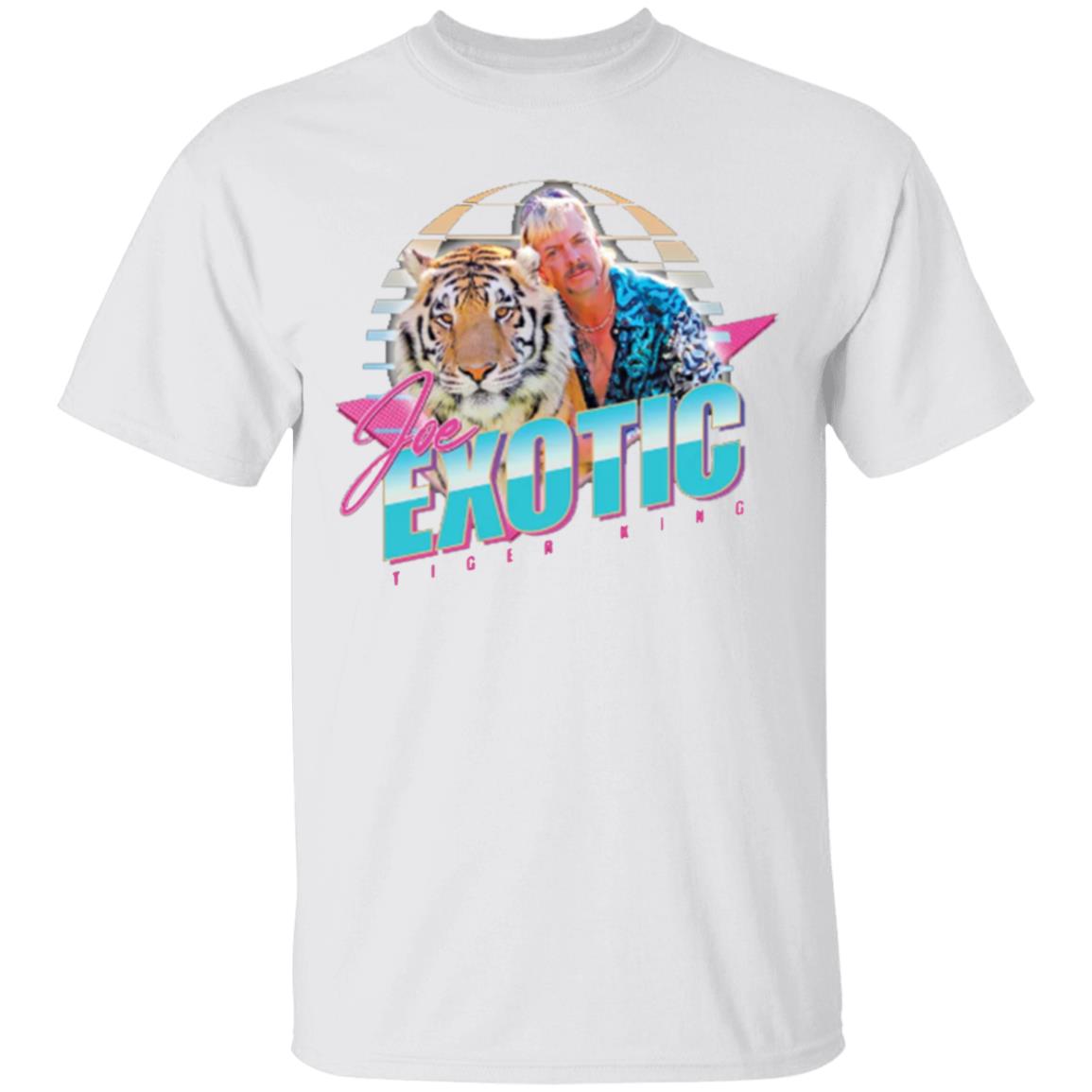 Joe Exotic The Tiger King 80's Jumper Sweatshirt Cat Rescue TV Show Series Retro T Shirt - Teechipus