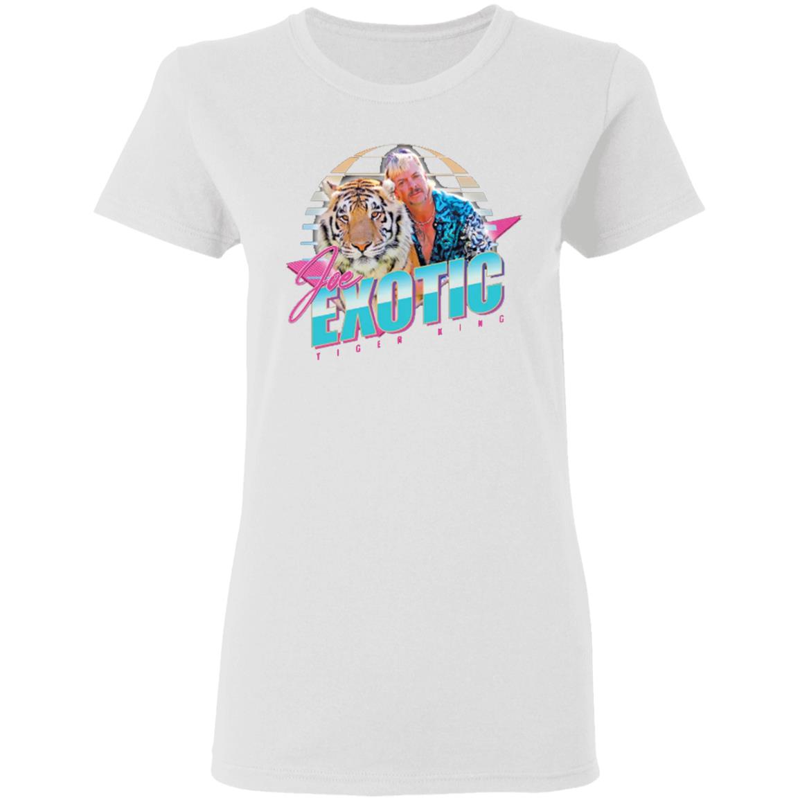 Joe Exotic The Tiger King 80's Jumper Sweatshirt Cat Rescue TV Show Series Retro T Shirt - Teechipus