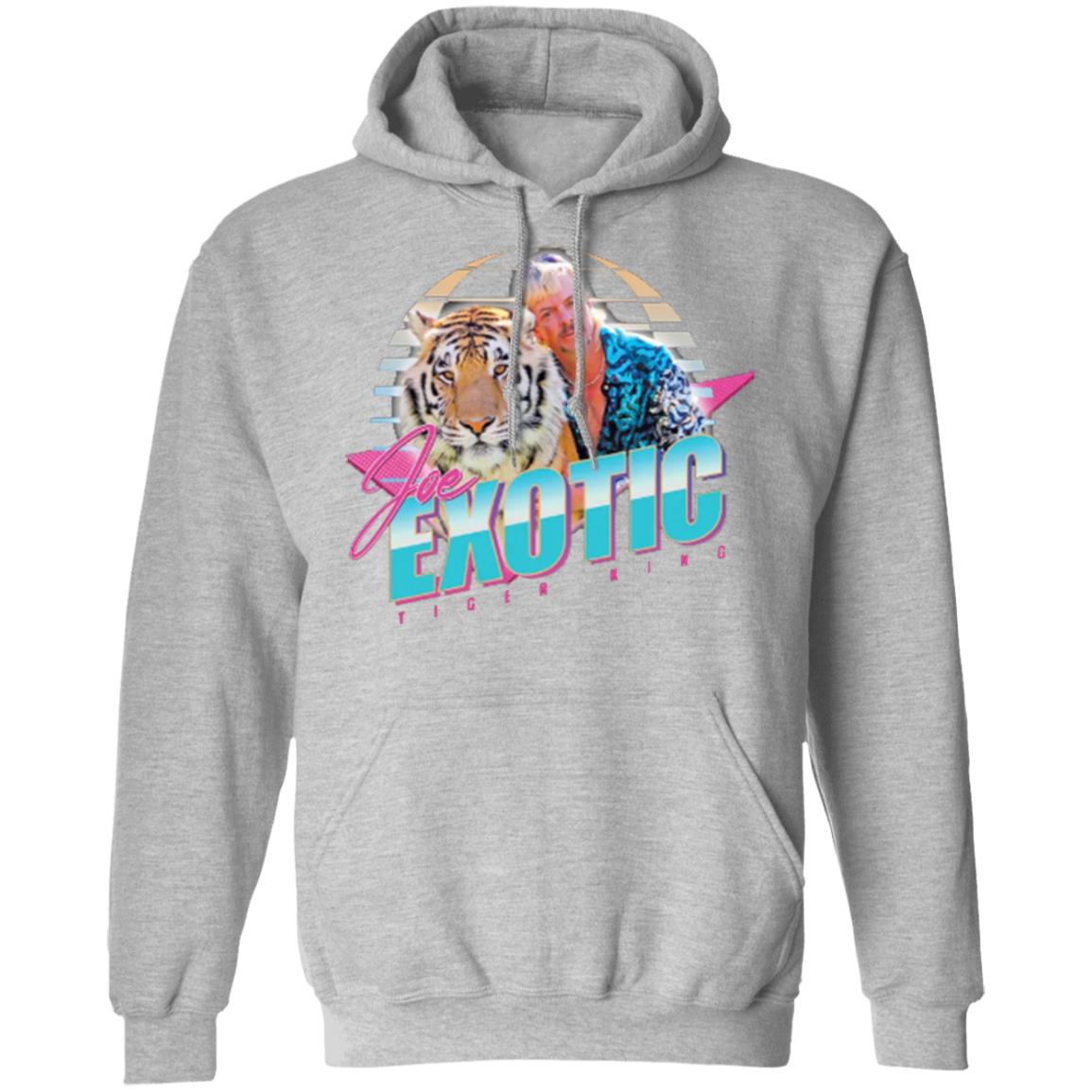 Joe Exotic The Tiger King 80's Jumper Sweatshirt Cat Rescue TV Show Series Retro T Shirt - Teechipus