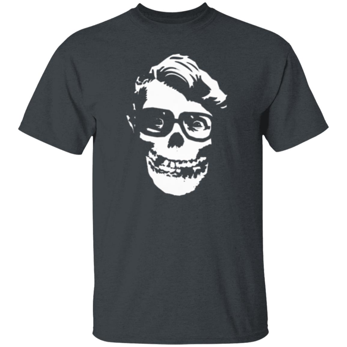 Men’s Misfits Rock Band T-shirt Black White Skull Logo - Teechipus