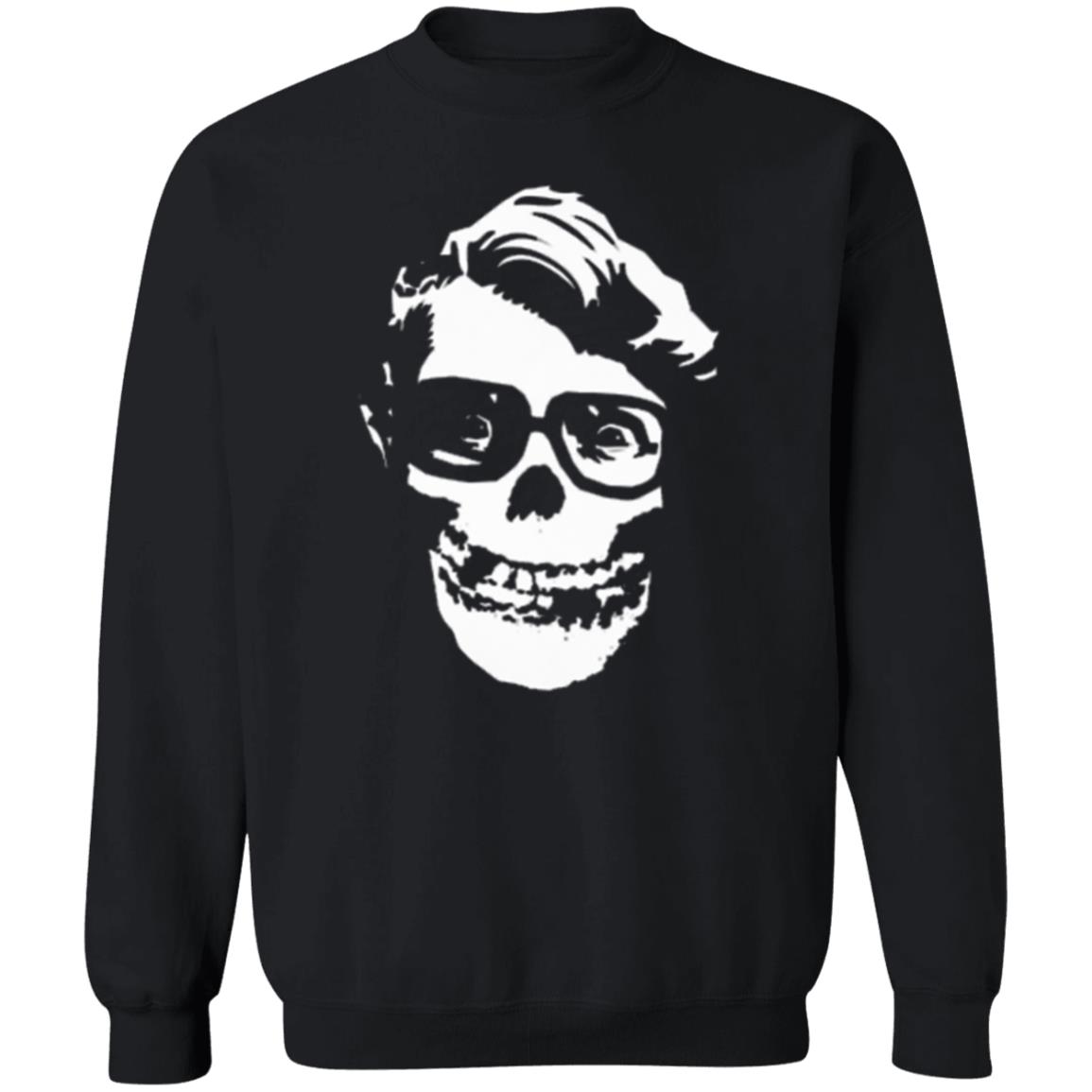 Men’s Misfits Rock Band T-shirt Black White Skull Logo - Teechipus