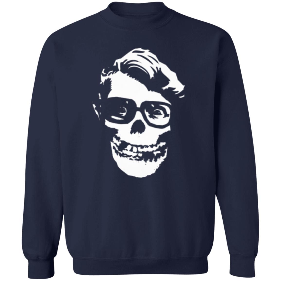 Men’s Misfits Rock Band T-shirt Black White Skull Logo - Teechipus