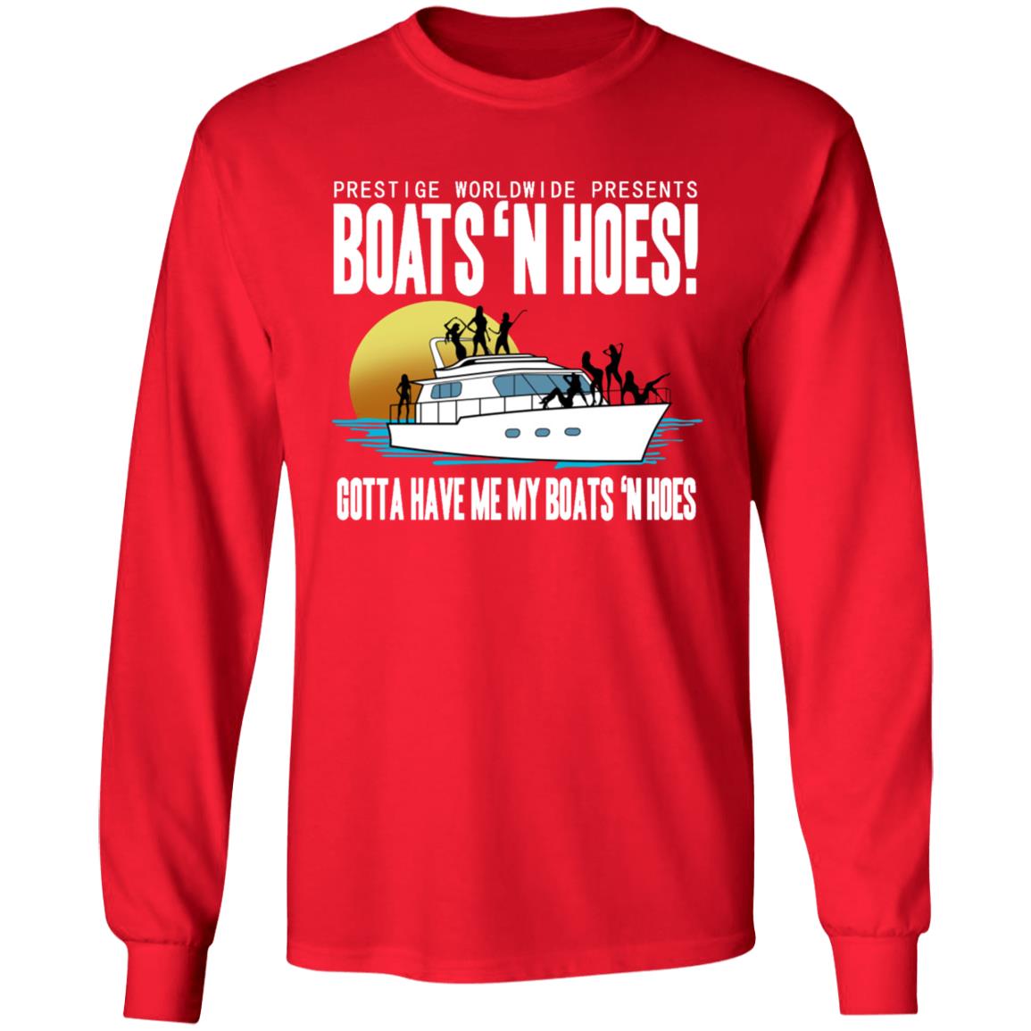 Step Brothers Boats and Hoes T Shirt Red Hoodie - Teechipus