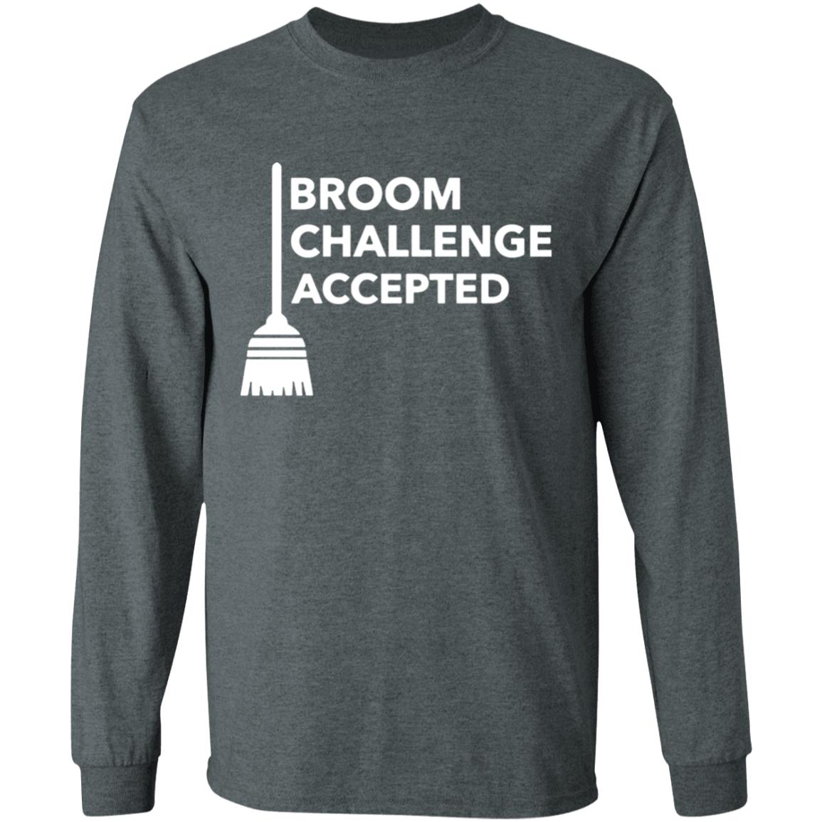 Broom Challenge Accepted Shirt BroomChallenge T-Shirt and this is the Premium Tee Shirtt For a birthday Valentine’s Day Father’s Day Halloween Day. with sayings black clothing plus size - Teechipus