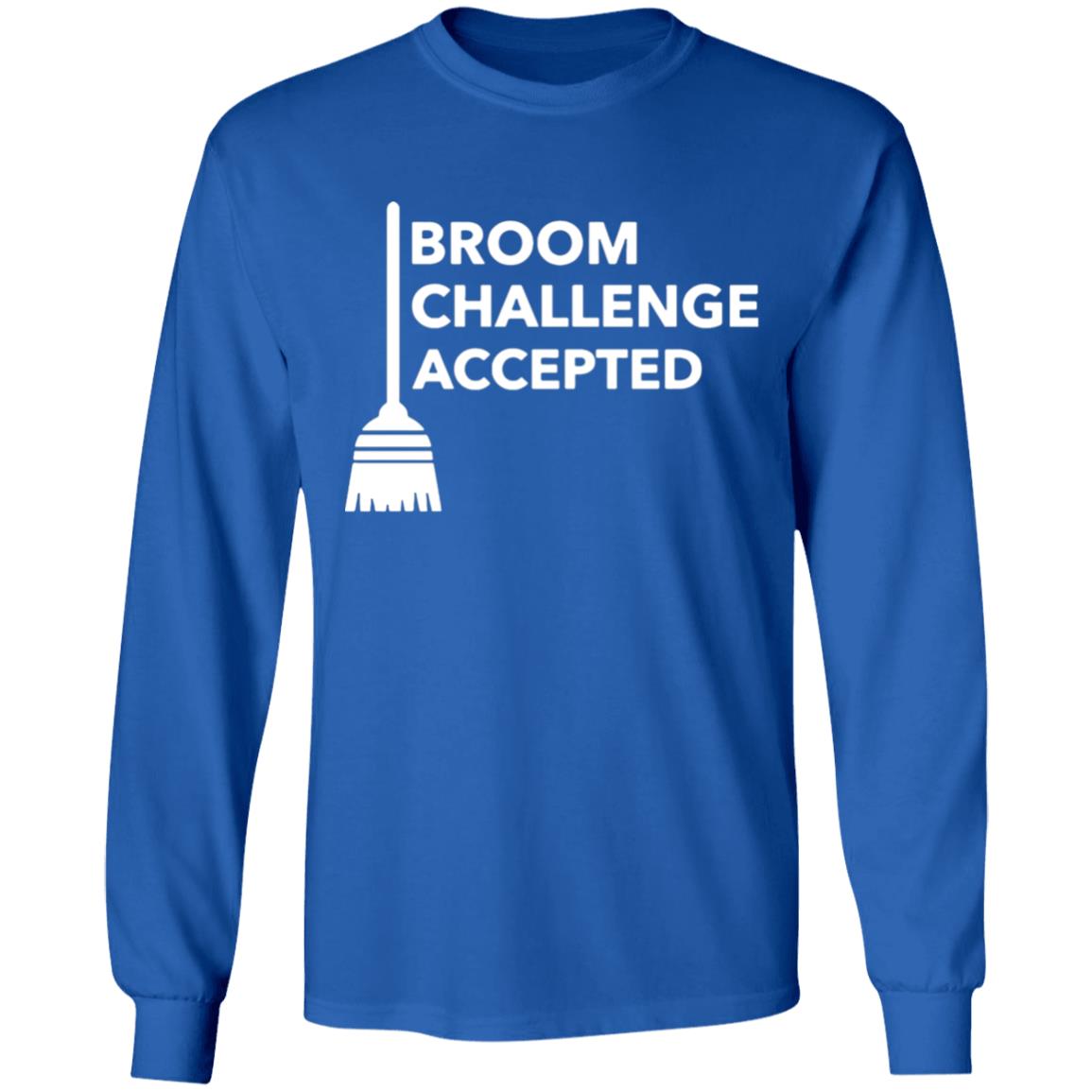 Broom Challenge Accepted Shirt BroomChallenge T-Shirt and this is the Premium Tee Shirtt For a birthday Valentine’s Day Father’s Day Halloween Day. with sayings black clothing plus size - Teechipus