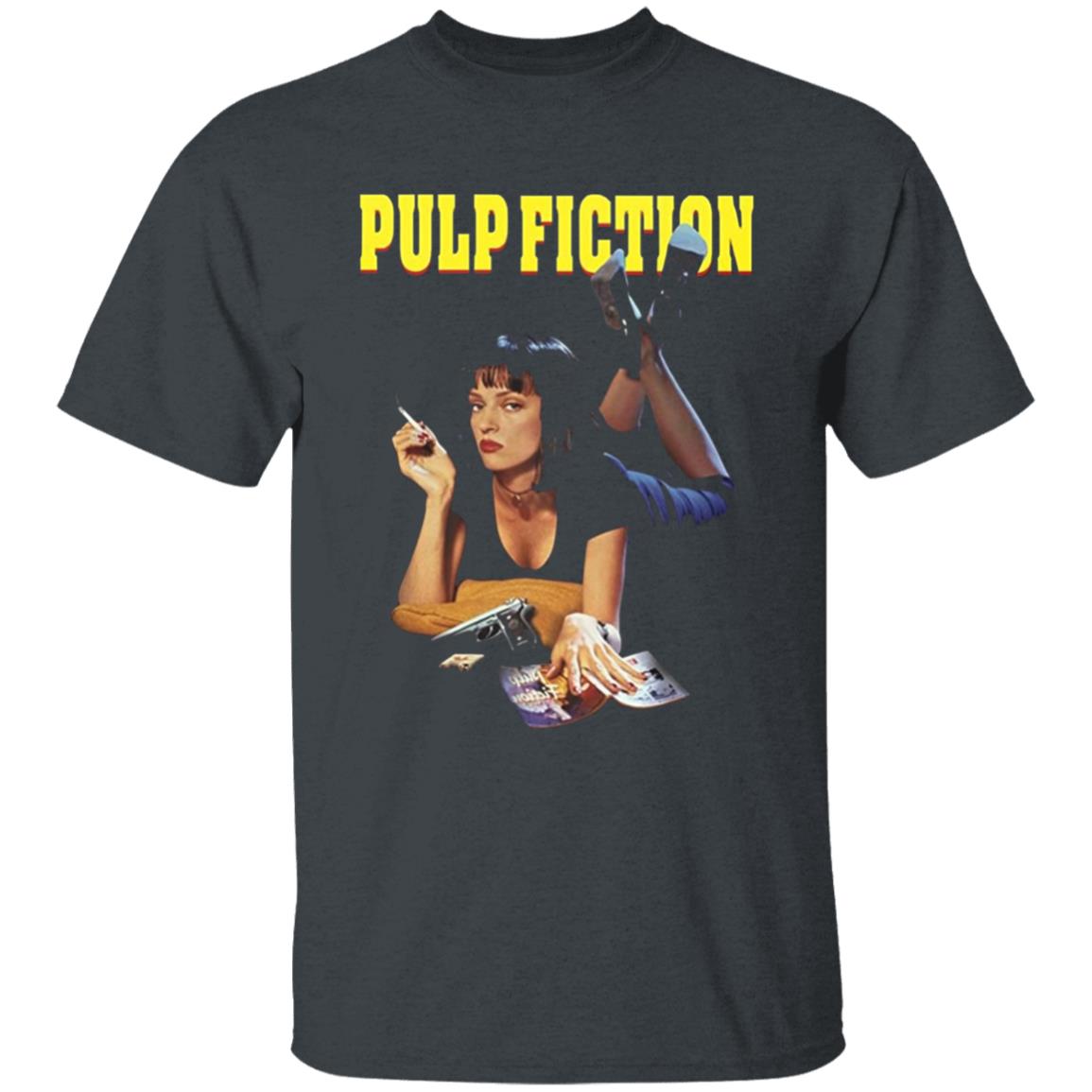 Pulp Fiction hoodie This short-sleeve black tee features the Pulp Fiction graphics with Mia on front. Black T Shirt Hoodie Sweatshirt Plus Size - Teechipus