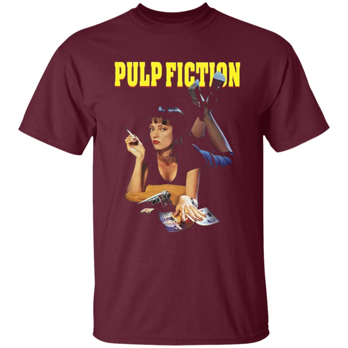 Pulp Fiction hoodie This short-sleeve black tee features the Pulp Fiction graphics with Mia on front. Black T Shirt Hoodie Sweatshirt Plus Size - Teechipus