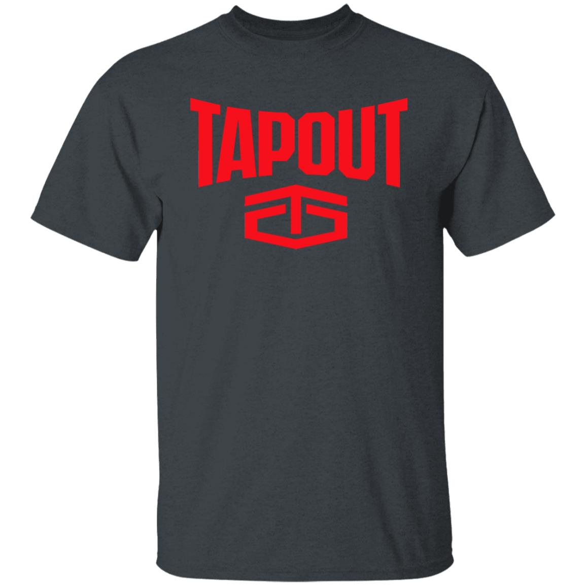Tapout Black Heather Wrecking Crew Red T-Shirt - Teechipus