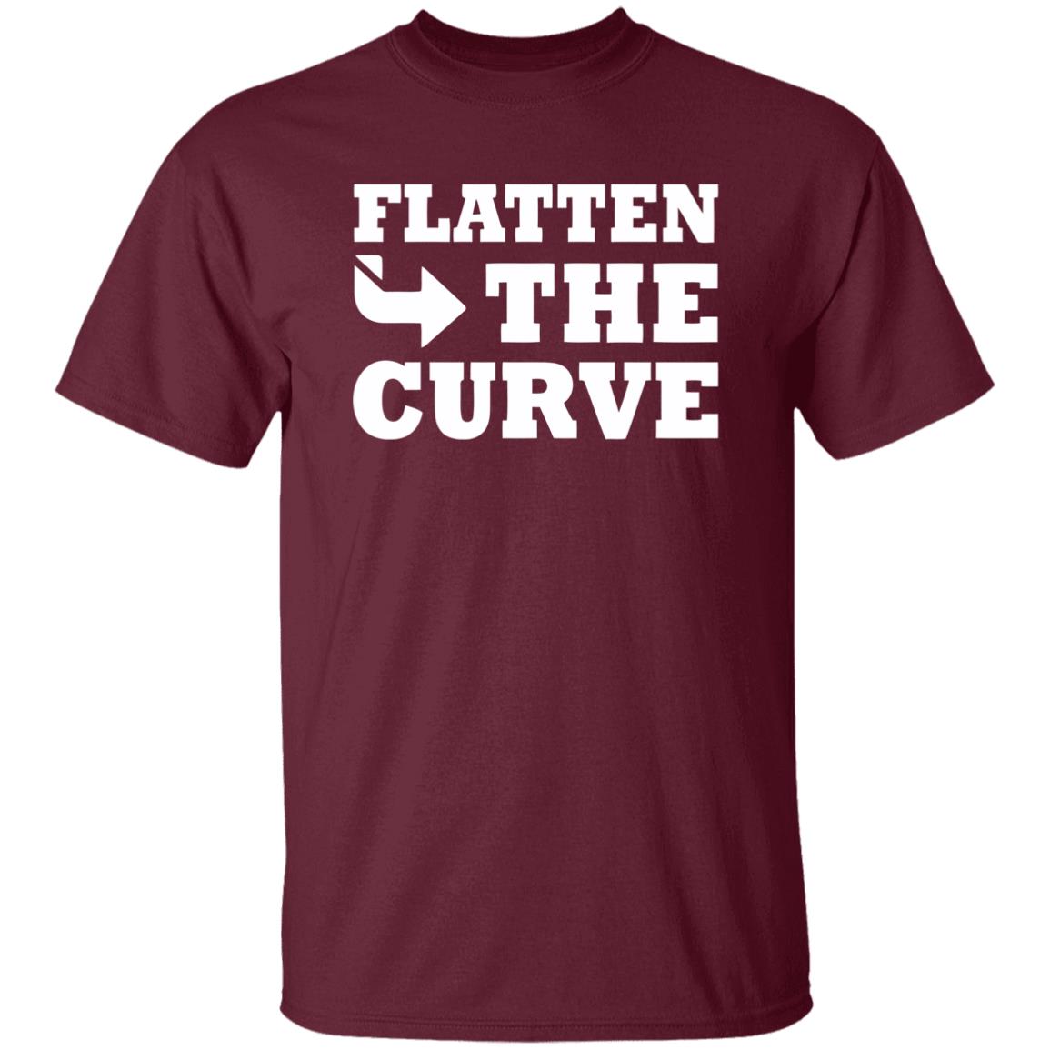 Flatten The Curve T Shirt - Teechipus
