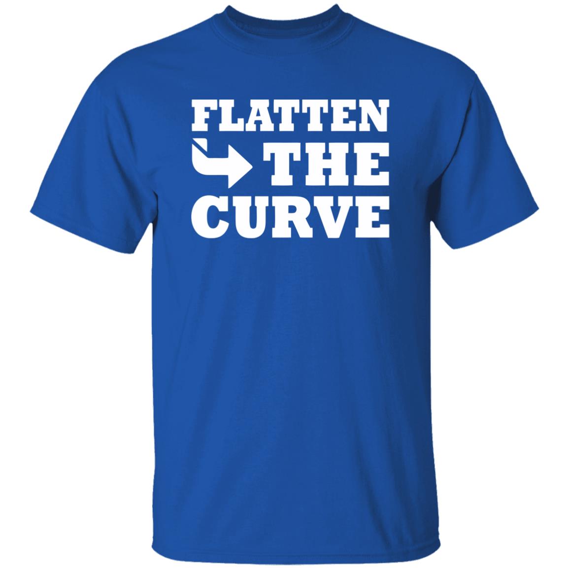 Flatten The Curve T Shirt - Teechipus