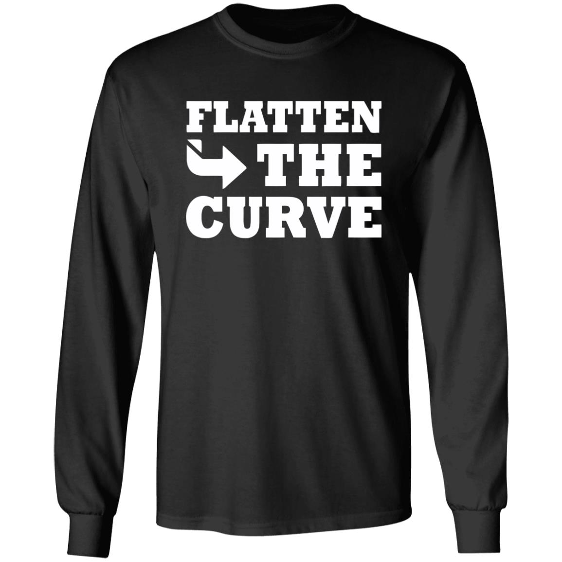 Flatten The Curve T Shirt - Teechipus