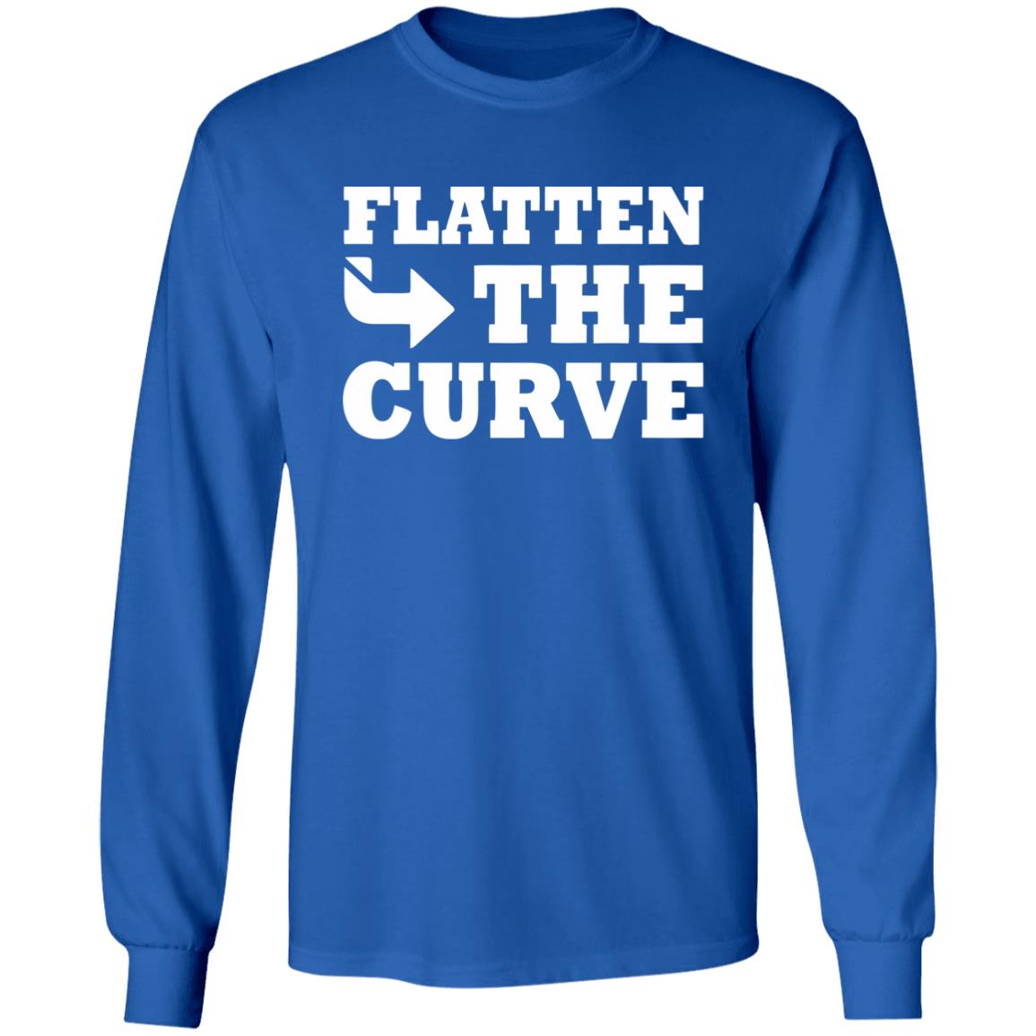 Flatten The Curve T Shirt - Teechipus