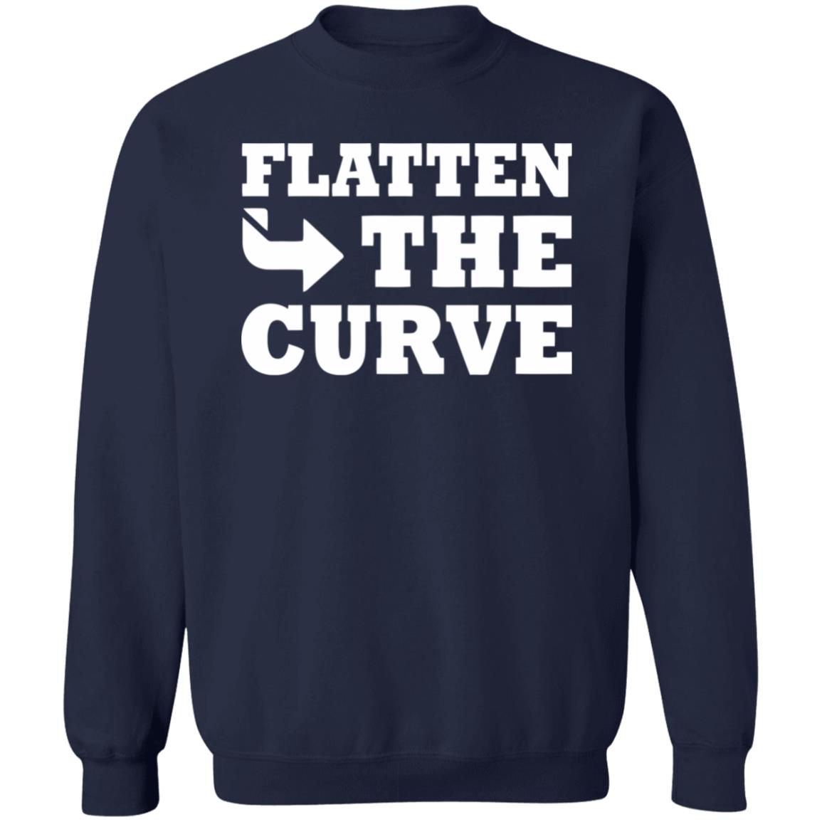 Flatten The Curve T Shirt - Teechipus