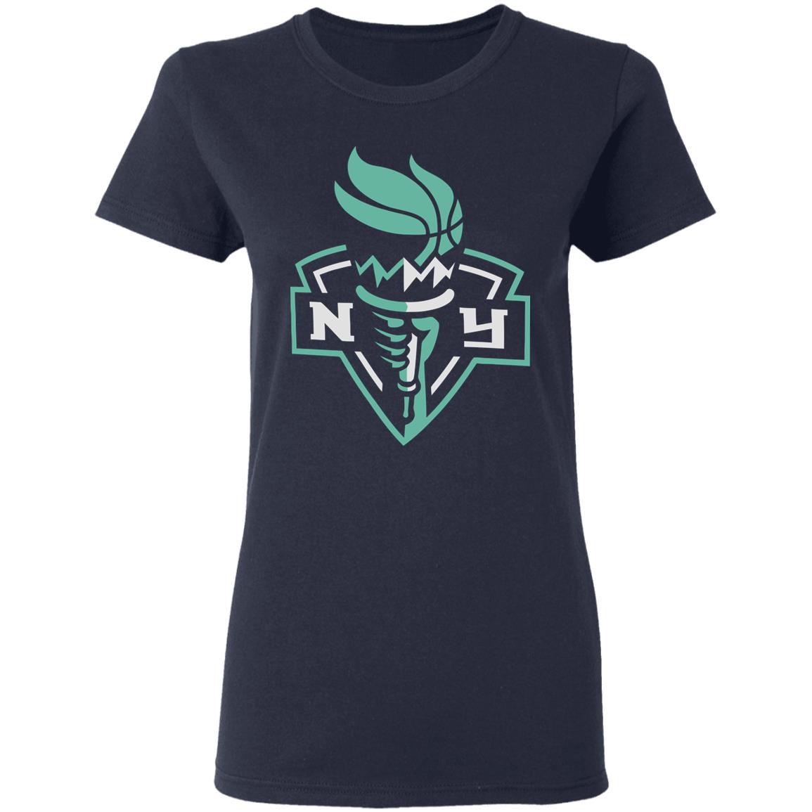 Women's New York Liberty Fanatics Branded Black Primary Logo Pullover Hoodie - Teechipus