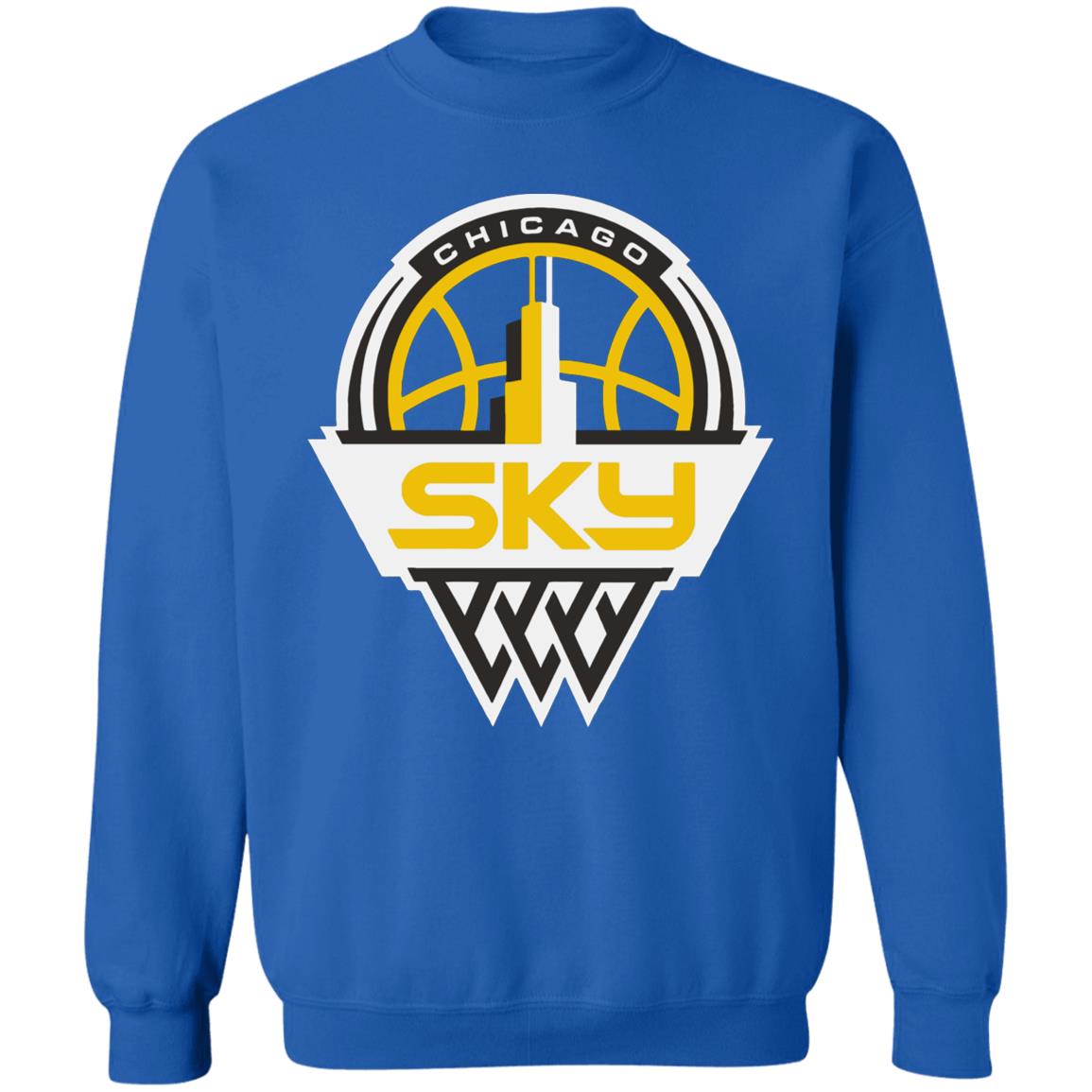 Youth Chicago Sky Fanatics Branded Light Blue Primary Logo Pullover Hoodie - Teechipus