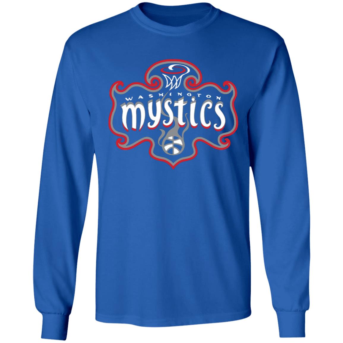 Youth Washington Mystics Fanatics Branded Navy Primary Logo Pullover Hoodie - Teechipus