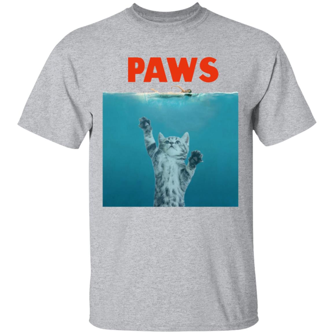 Paws Hoodie - Cat Kitten Meow Parody T Shirt Zipped Hoodie - Teechipus