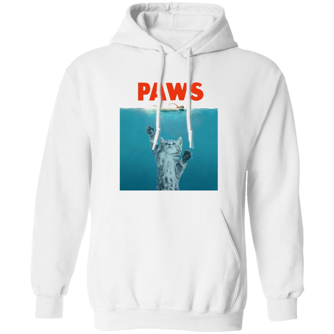Paws Hoodie - Cat Kitten Meow Parody T Shirt Zipped Hoodie - Teechipus